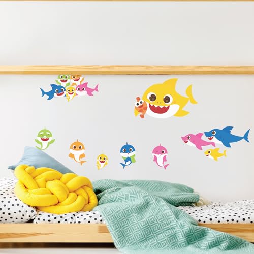 Vinilos decorativos Baby Shark set de 8 piezas miniatura 1