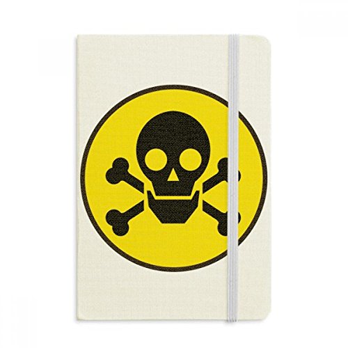 Carnet A5 portable jaune dangereux pour organiser vos projets au quotidien