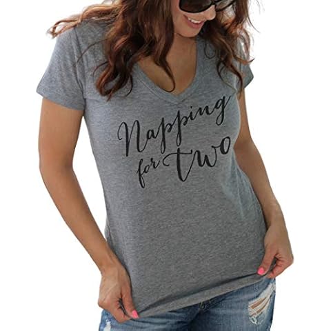 It's Your Day Clothing Napping for Two Shirt - Pregnancy Announcements Shirts for Women (Large) Cover