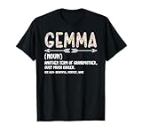 Gemma Definition Gemma Grandma Gemma Grandmother T-Shirt