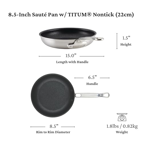 Image of Thomas Keller Insignia by Hestan- TITUM Nonstick 8.5 inch Saute Pan