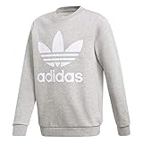 Klassischer Schnitt adidas Jungen GD2709 Kapuzenpullover, Medium Grey Heather, 176