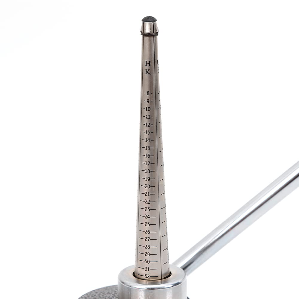 Herramienta de acero inoxidable, tamaño de anillo ampliador manual, ajuste de ancho de anillo dorado y plata, extensor de anillo con 4 escalas, estructura de acero de 7 kg, ideal para reparación de
