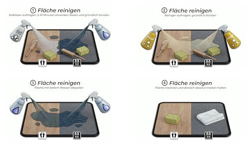 rutschfrei soft - transparente Antirutschbeschichtung für den Barfußbereich - Rutschschutz für Badewanne, Dusche, Fliese, Treppe, Holz, Terrasse und alle Oberflächen im Innen- und Außenbereich