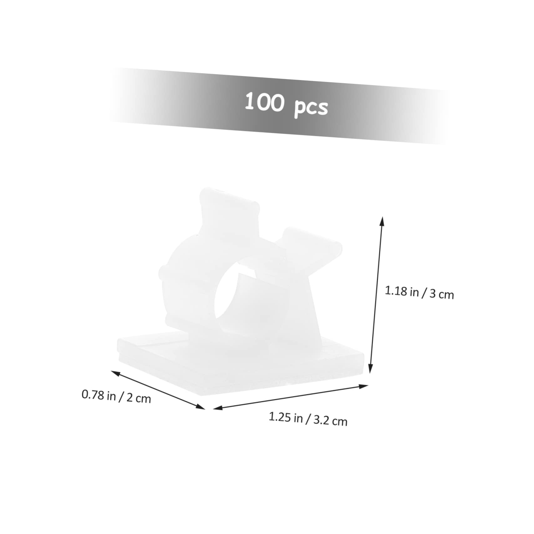 DOITOOL 200stücke Selbstklebende Kabelclips Für Kabelmanagement Flexible Und Langlebige Drahtorganisatoren Für Zuhause Und Büro Sorgt Für Ordnung Und