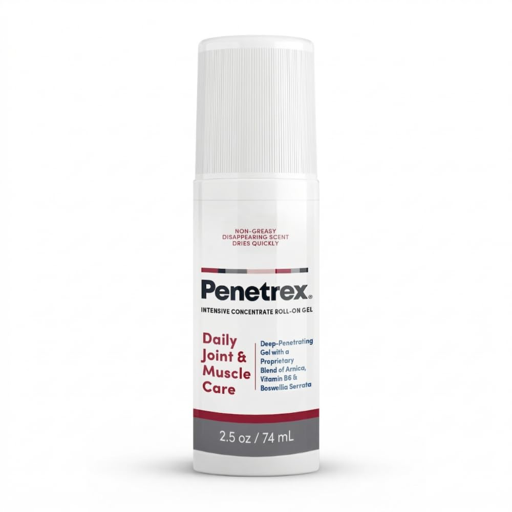 Penetrex Roll-On Gel for Joints & Muscles, Arnica, Vitamin B6 & MSM, 2.5 Oz | Refreshing roll-on gel supports active lifestyles & daily movement ·