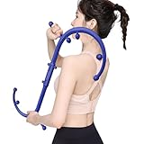 Wutsar Back Massager for Pain Relief Deep Tissue - Massage Trigger Point Cane,Massage Stick for Pain Relief,Muscle Release Tool Self Massage Hook Cane for Women & Men(Blue) 1