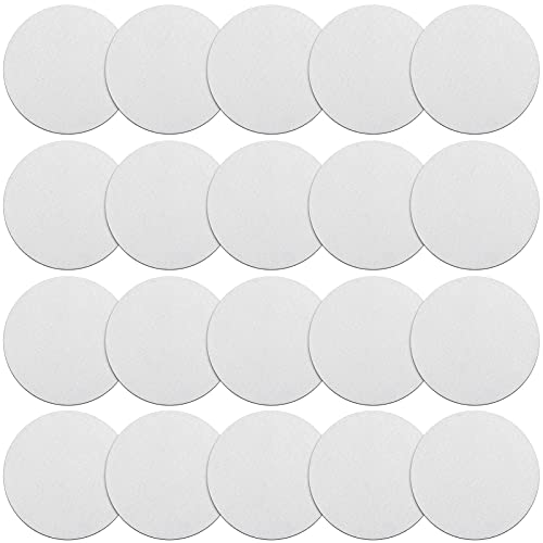 20pcs Sublimation Blanks Coasters for Drinks Absorbent Neoprene Cup Coasters for Crafts Painting HTV Vinyl Projects, Housewarming Gifts for New Home,Apartment Kitchen Bar Coffee Table Decor