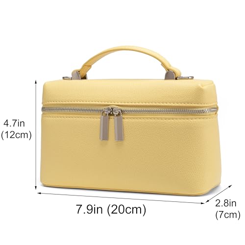 Image of Rejolly Crossbody Bag for Women Small Top-Handle Leather Pouch Purse Shoulder Handbag