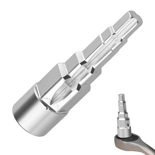 gvivej Clé de Montage étagée Universelle, Clé de Radiateur étagée, Poignée à Multiusage pour Radiateurs Domestiques de 10 à 21 mm