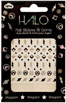 JT Cosmetics Stargazer Nail Stickers and Gems Set - 24 Pack