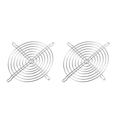 Uxcell Cooling Fan Grill Metal Finger Guard 180Mm X 180Mm For 150Mm X 150Mm Case Computer Pack Of 2 #TOP12