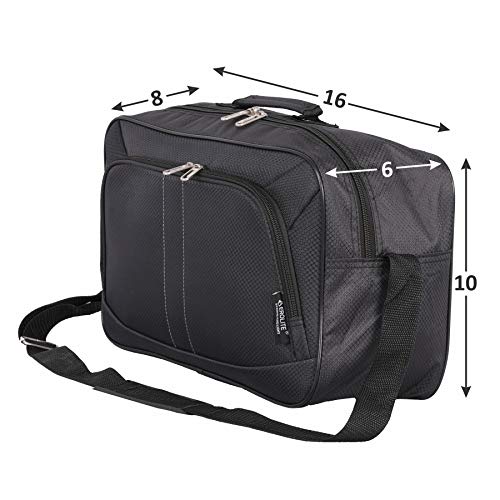 16 Inch Aerolite Carry On Hand Luggage Flight Duffle Bag, 2nd Bag or Underseat, 19L