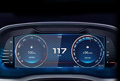 WILSEM Car Navigtion Tempered Glass LCD Screen Protective Film Sticker For S&koda For Octavia A8 2020 2021 GPS Dashboard Film Accessories Screen