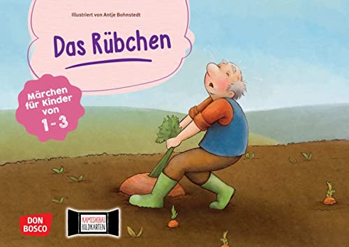Das Rübchen. Kamishibai Bildkartenset. Märchen für Kinder von 1-3 (Märchen für das Erzähltheater mit Kindern unter drei Jahren)