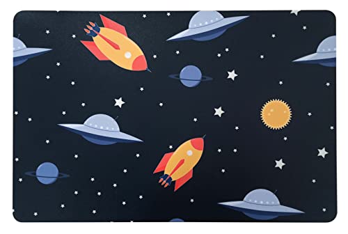 Schreibtischunterlage Kosmos Raketen Raumschiffe 40 x 60 cm abwischbar Cover