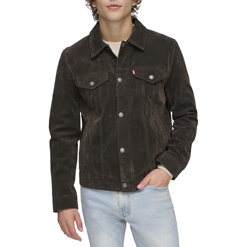 Image of Levi's Men's Faux Leather Classic Trucker Jacket