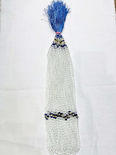 Image of Crystal White Premium Tasbeeh 8MM Tasbih Beads 100 (Dana) Dozen(12pc) Misbaha