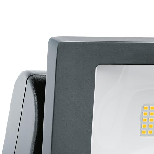 Steinel LED Außenstrahler LS 150 S schwarz, 240° Bewegungsmelder, max. 12 m Reichweite, 14,7 W, Schwenkbar, 1375 lm, 4000 K