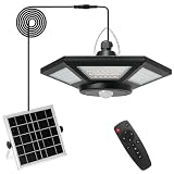 LN COZY CORNER Solar Pendant Light Outdoor Indoor, Solar Shed Light, 2000LM...