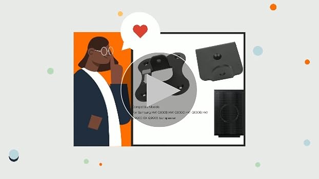 Amazon.com: Speaker Wall Mount Brackets for HW Q930B HW