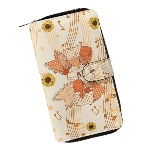Image of COEQINE Ladies Wallets Pink Leopard Heart Black Printed Leather Phone Long Clutch Purses Check Coin Change Holder