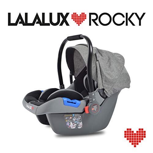 Lalalux Autostoeltje, Lichtgewicht Kinderzitje voor Auto en Buggy, Shop ‘n’ Drive-Systeem-Optie, Veilige Baby… - Afbeelding 3