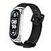 MIJOBS Cinturino per Mi Band 5&6, Cinturino in Morbido, Traspirante, Resistente al Sudore Silicone Braccialetto Strap di Ricambio per Mi Band 5/6 Braccialetto