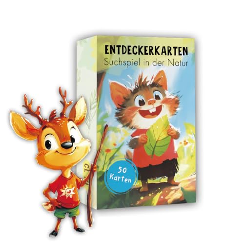 50 Entdeckerkarten für Kinder – Outdoor Schatzsuche & Natur entdecken I...