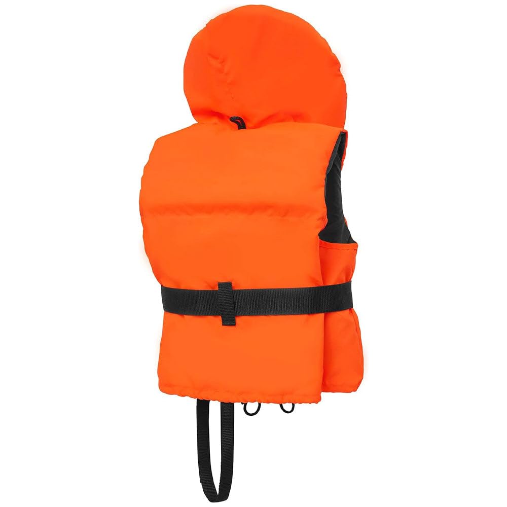Baltic Skipper 100N Rettungsweste 40–50 kg orange – Schwimmweste Jugendliche & Erwachsene | Feststoffweste für Boot, Segeln, Yacht, Motorboot, Schlauchboot, Beiboot & Wassersport Sicherheit an Bord