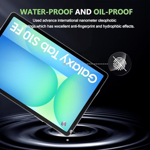 Image of VERTUS Premium Tempered Glass for Samsung Galaxy Tab S10 FE+ (13.1 Inch) Screen Protector, Full Coverage 9H Tempered Glass, HD Clear Scratch Resistant, Bubble-Free for Samsung Tab S10 FE Plus Screen Protector