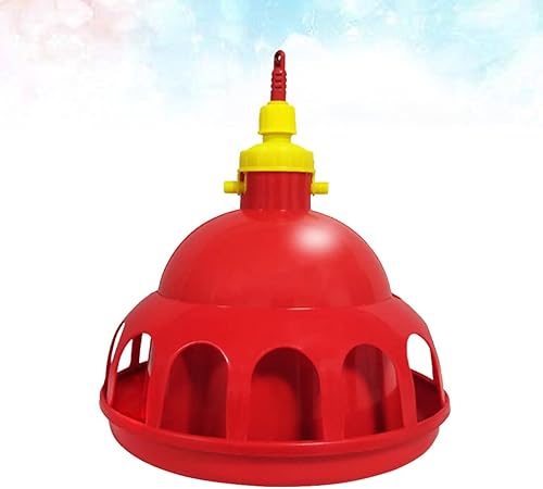 Miniatura 4 de Happyyami Alimentador automático de pollo, bebedor de aves de corral, dispensador automático de agua para pollos, patos, codorniz, patos, chooks,