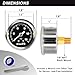 AetralYB 0-15Psi Inline Fuel Pressure Gauge,1-1/2