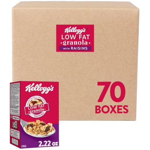 Kellogg's Low Fat Granola Original With Raisins Cereal 9.71Lb 70 Count image 5