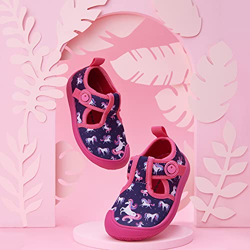 SEEKWAY Kids Toddler Water Shoes Boys Girls Quick Dry Non Slip Barefoot Aqua Socks Beach Pool Swim Sports Sandals SP0022