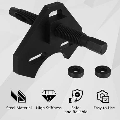 Image of 40100 Wheel Hub Bearing Removal Tool, Steel Hub Removal Tool Kit Compatible with 5 6 8 Lug Wheel Hub Assemblies for Most Cars and Trucks (Black)