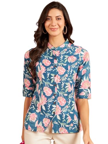 Image of Modeve Women Cotton Top for Summer