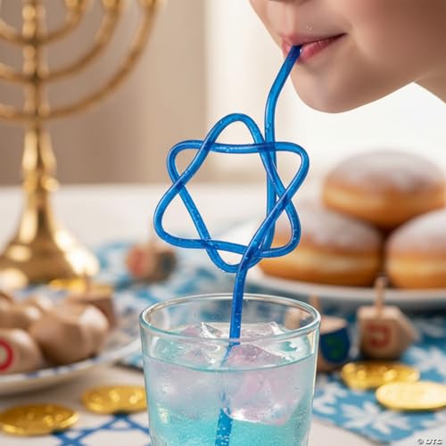Fun Express Star of David Silly Straws - 12 Pc by Fun Express - Image 5
