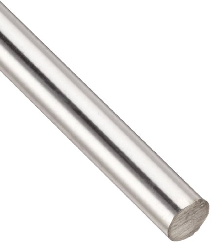 17-4 PH Stainless Steel Round Bar, Unpolished (Mill) Finish, Condition A, AMS 5645, Standard Tolerance, 0.5" Diameter, 12" Length, OnlineMetals