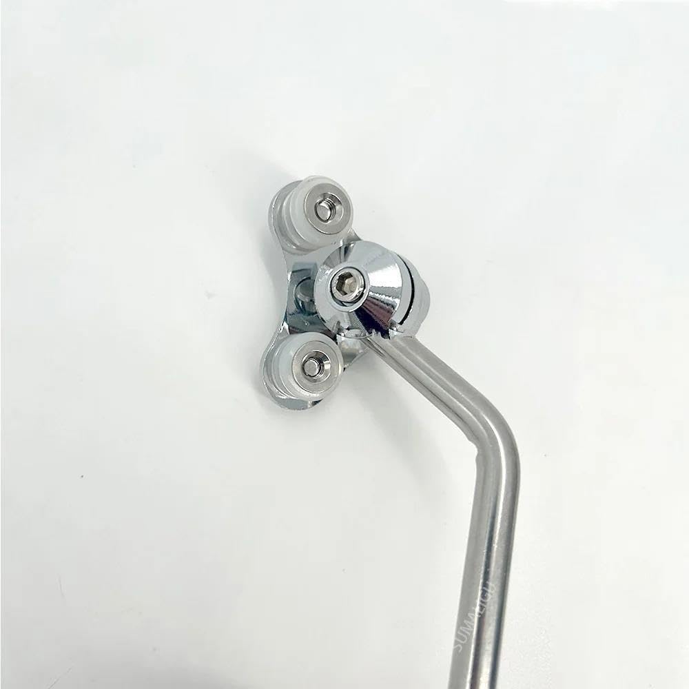 Regulator szyby motocyklowej Motocykl uniwersalny metalowy wspornik szyby przedniej regulowany Do pomocą 22MM 25MM 28MM uchwyt podporowy standardowa kierownica regulator przedniej szyby
