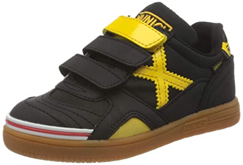 Munich Unisex niños Gresca Kid VCO S, Zapatillas, Black Yellow, 31 EU