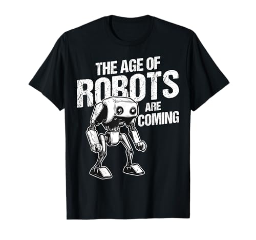 The age of robots are coming programmer programming is 10% T-Shirt
