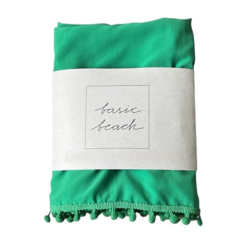 Canga de Praia Verde com Pompom