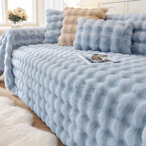 OSONA ソファーカバー マルチカバー ふわふわ 柔らかい 長方形 大判 肘付き 肘なし 多機能 厚地 肌触りが気持ちいい ブランケット 防寒対策 秋冬用 保温 無地 1人2人3人4人掛け シンプル 爪とぎ防止 傷防止 防塵 汚れ防止 ソファー保護カバー