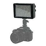 Cam Caddie LED-160 Video Panel Light W/ Dimmable Brightness + Variable Color Temperature + Magnetic...