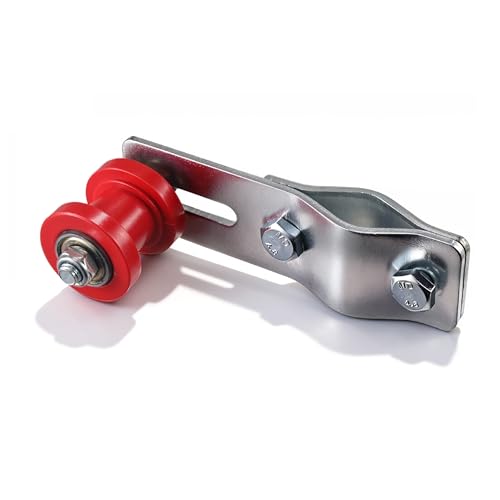 (Red) Chain Tensioner Adjuster W/8mm chain tensioner Guide wheel for 49cc 60cc 66cc 80cc Engine Motorized Bicycle Dirt Bike ATV bicycles