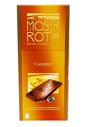 Amazon.com : Moser Roth Caramel Chocolate 125 g / 4.4 oz (2 Pack ...