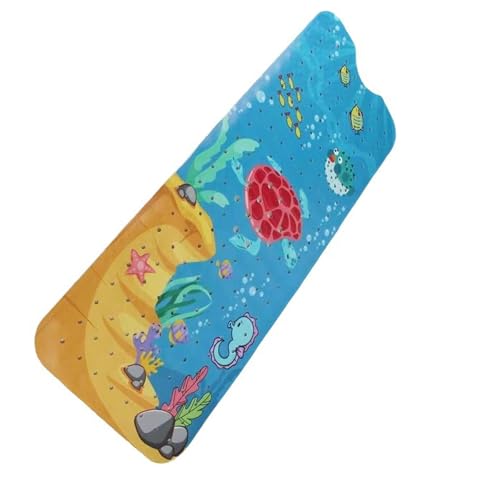 厚い浴室滑り止めマット子供のための 100 × 40 センチメートル耐性洗濯機で洗えるデザイン洗濯機で洗えるバスマット