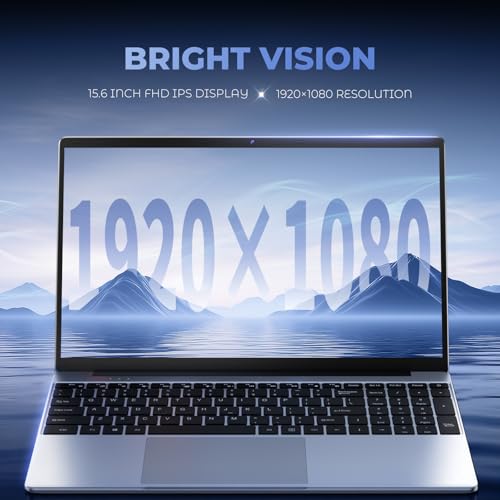 Image of MOONFISH 2026 Laptop Computer Window 11, Core i7 Processor 15.6 Inch Lap Top, 16GB RAM 512GB SSD, Backlit Keyboard, FHD 1920 * 1080, Office 365, Business, Student