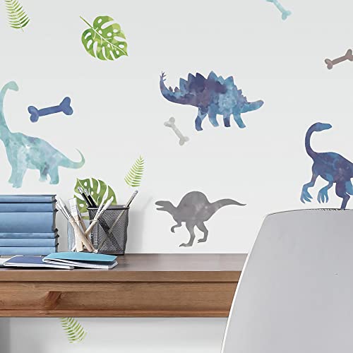 Vinilos decorativos de dinosaurios sellos para pared miniatura 2
